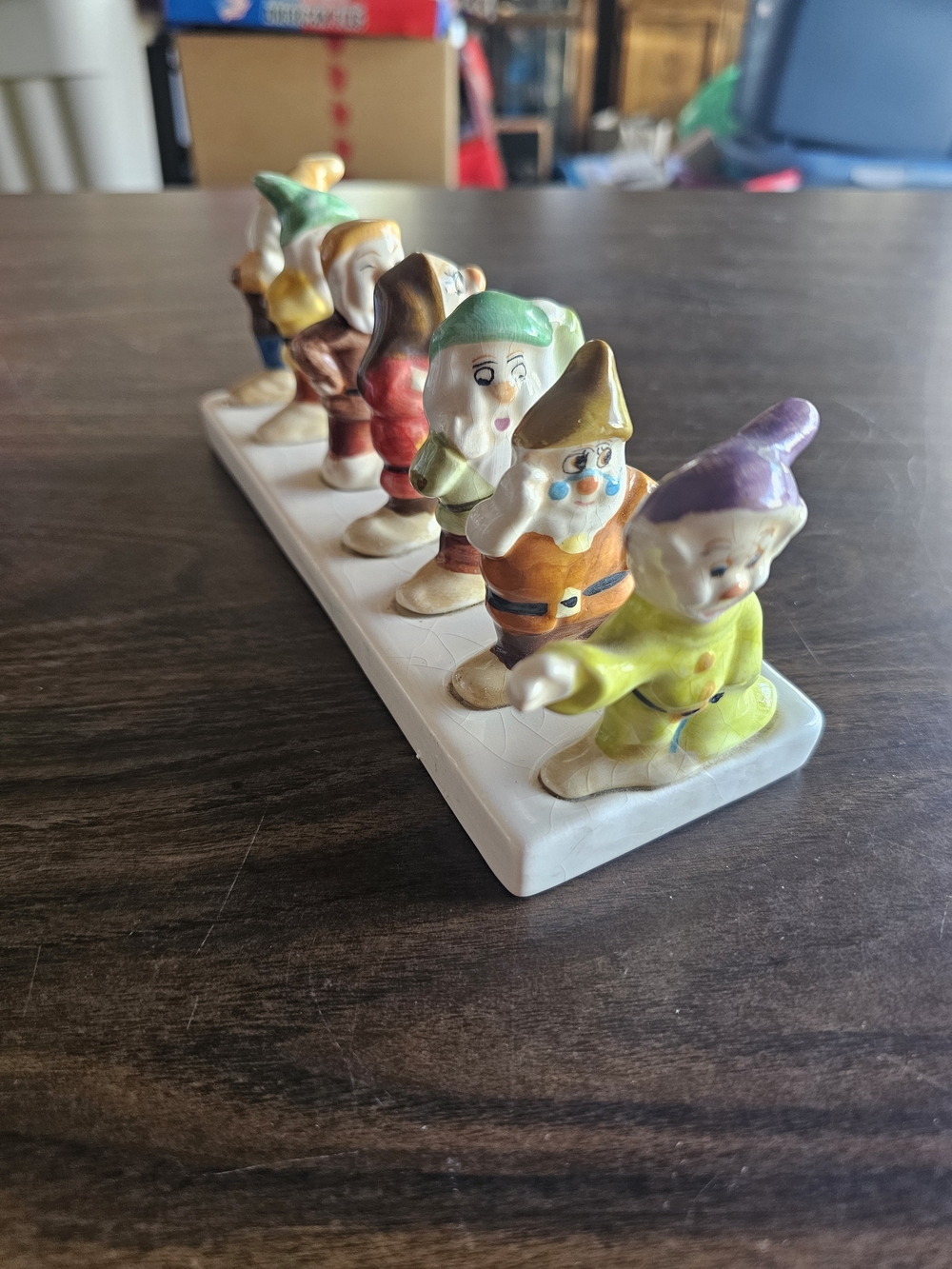 Ceramic Seven‎ Dwarfs Clover Toaster Rack 💙💙 - Picture 3 of 4
